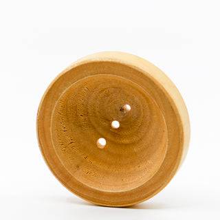 Natural Wood Round Soap Dish - The Mockingbird Apothecary & General Store