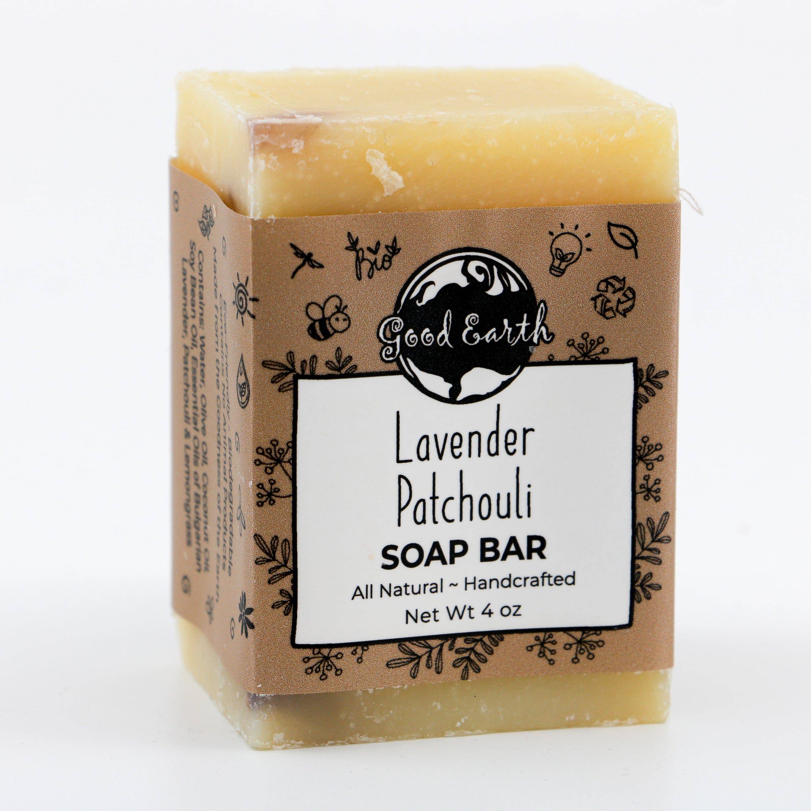 Lavender Patchouli Handmade Soap - The Mockingbird Apothecary & General Store