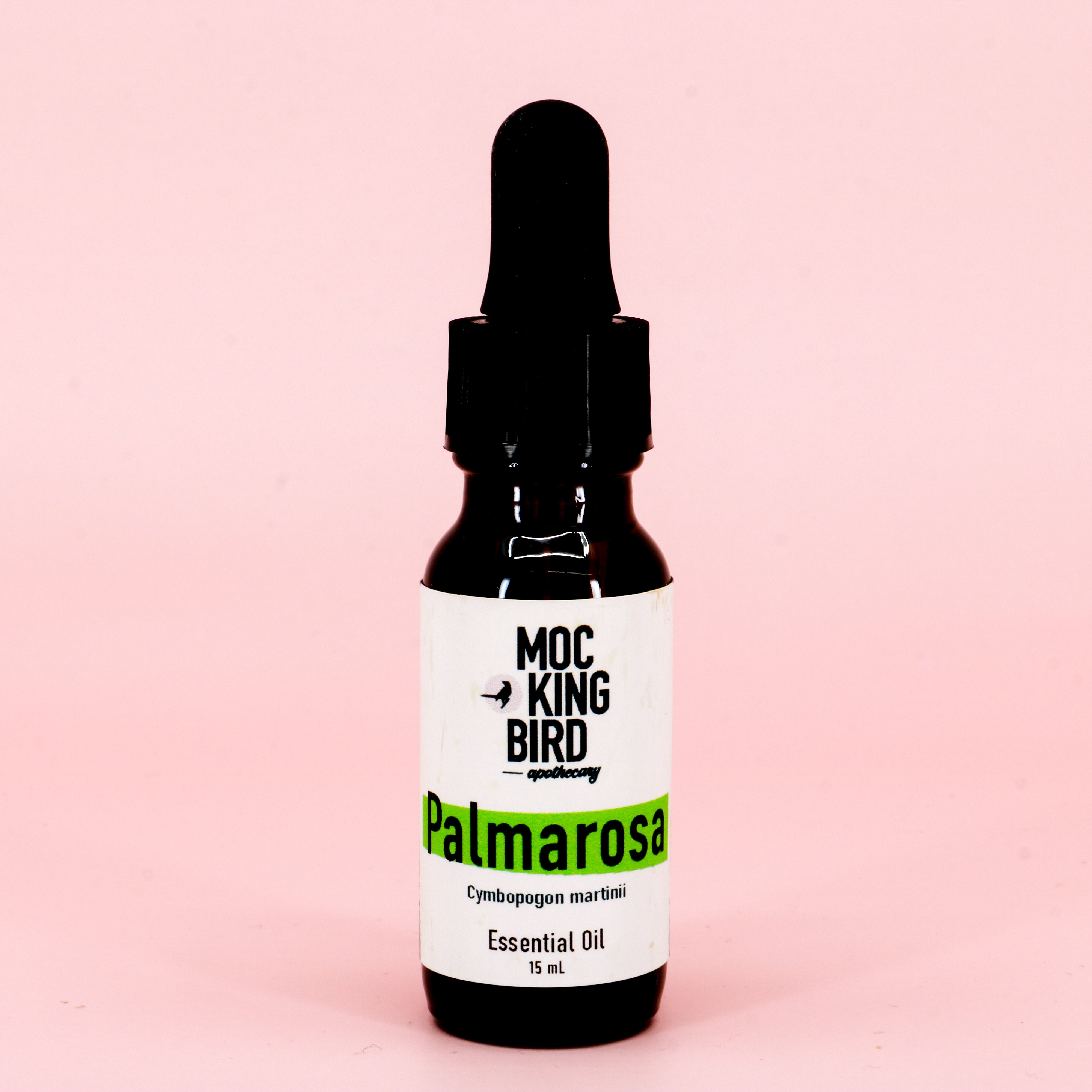 Palmarosa Essential Oil (Cymbopogon martinii) - The Mockingbird Apothecary & General Store