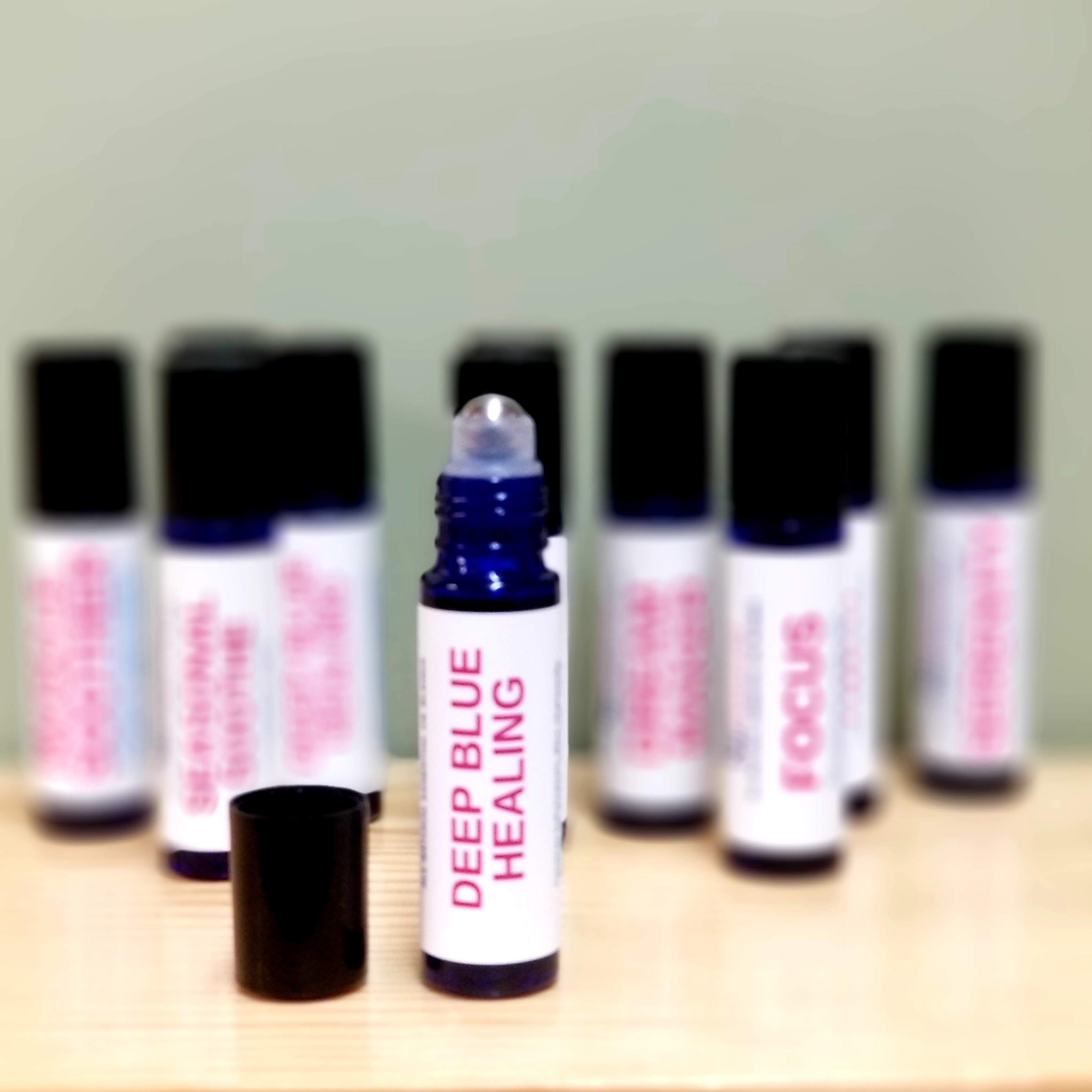 Deep Blue Healing Pure Relaxation Essential Oil Rollerball - The Mockingbird Apothecary & General Store