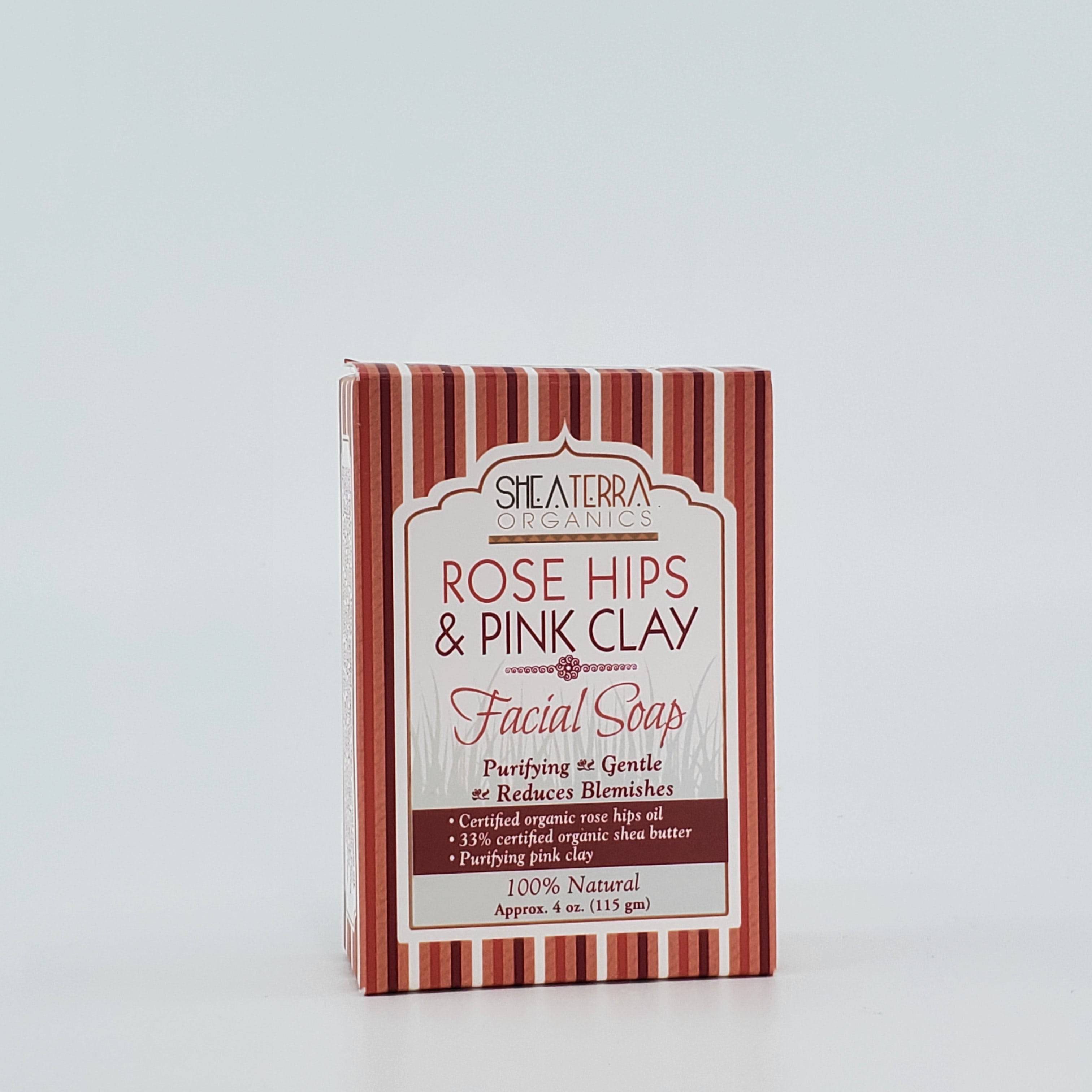 Rose Hips & Pink Clay Facial Soap - The Mockingbird Apothecary & General Store