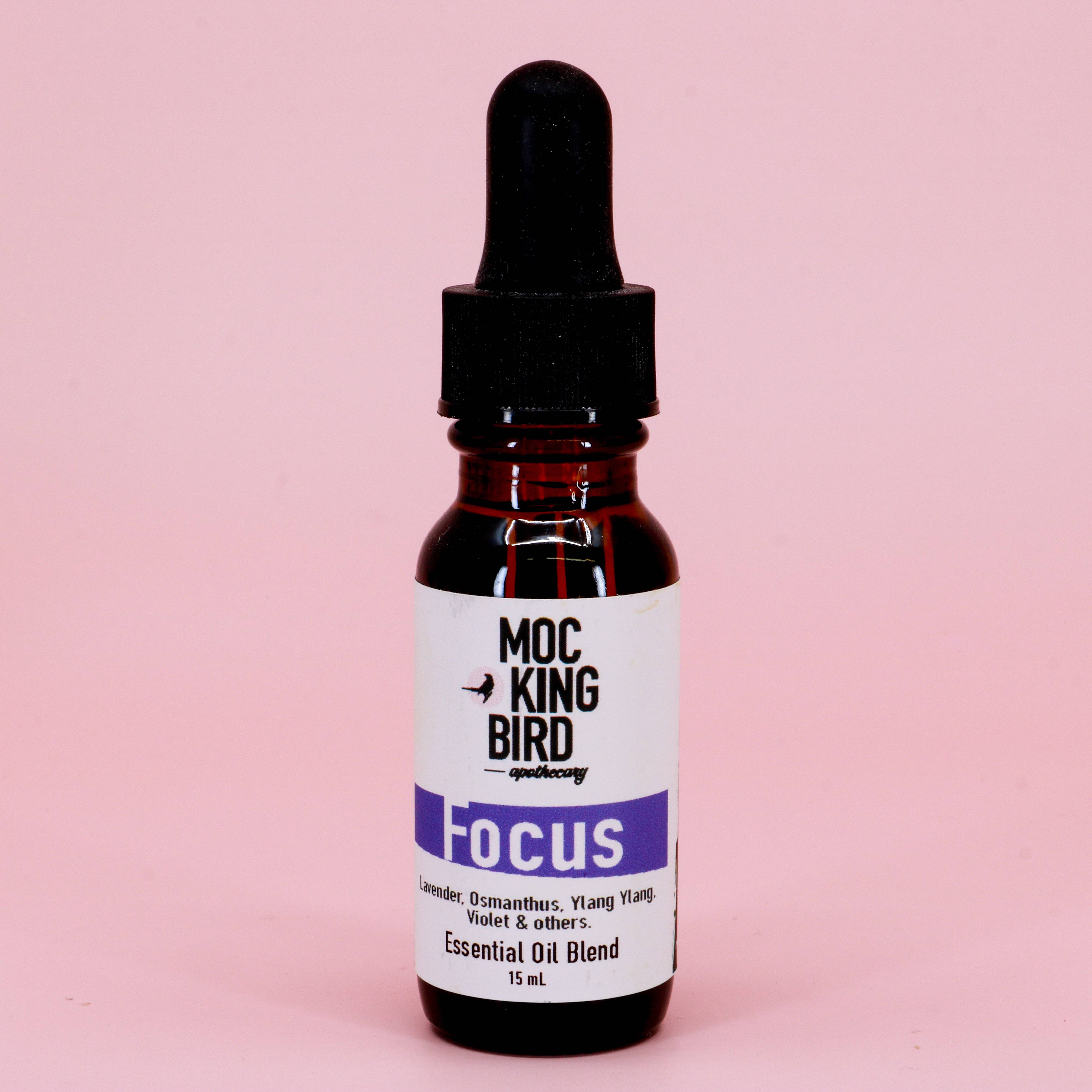 Focus Essential Oil Blend | Clarity Support The Mockingbird Apothecary & General Store Focus Essential Oil Blend | Clarity Support The Mockingbird Apothecary & General Store
