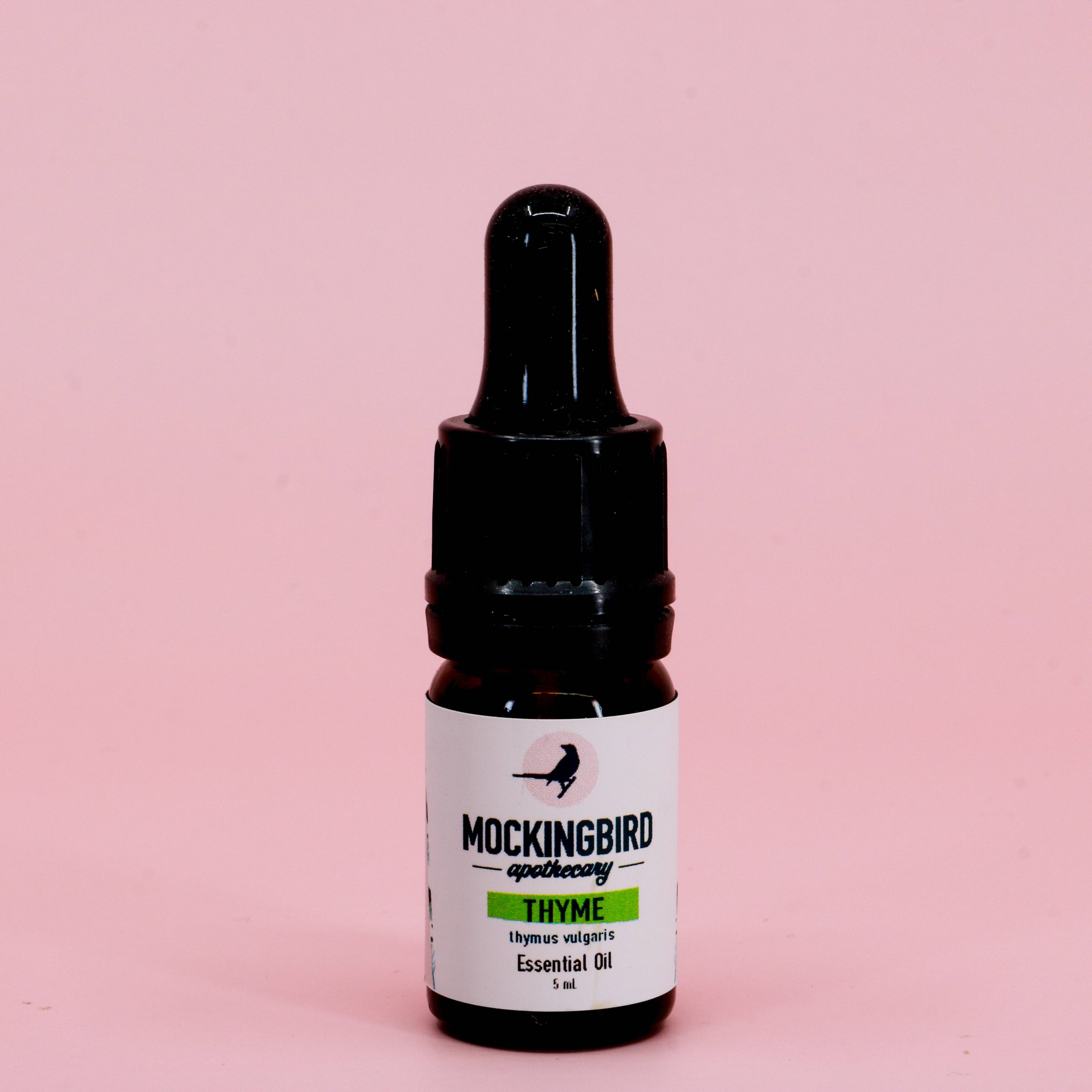 Sweet Thyme Essential Oil (Thymus vulgaris) - The Mockingbird Apothecary & General Store