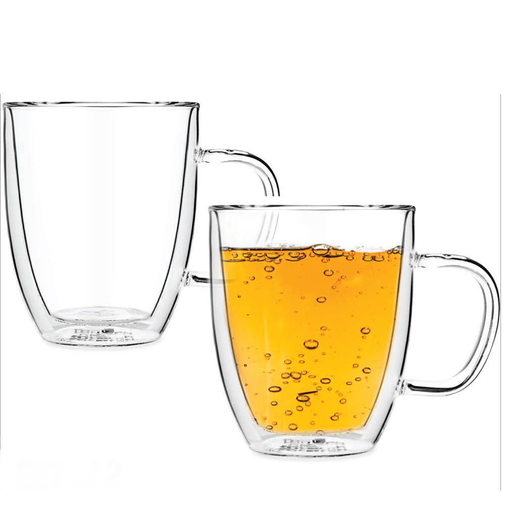 Sirius Double Wall Glass Mug - Set of 2 - The Mockingbird Apothecary & General Store