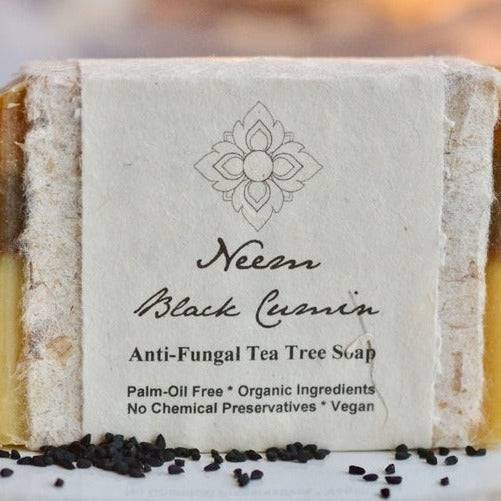 Neem Black Cumin AntiFungal Tea Tree Organic Soap - The Mockingbird Apothecary & General Store