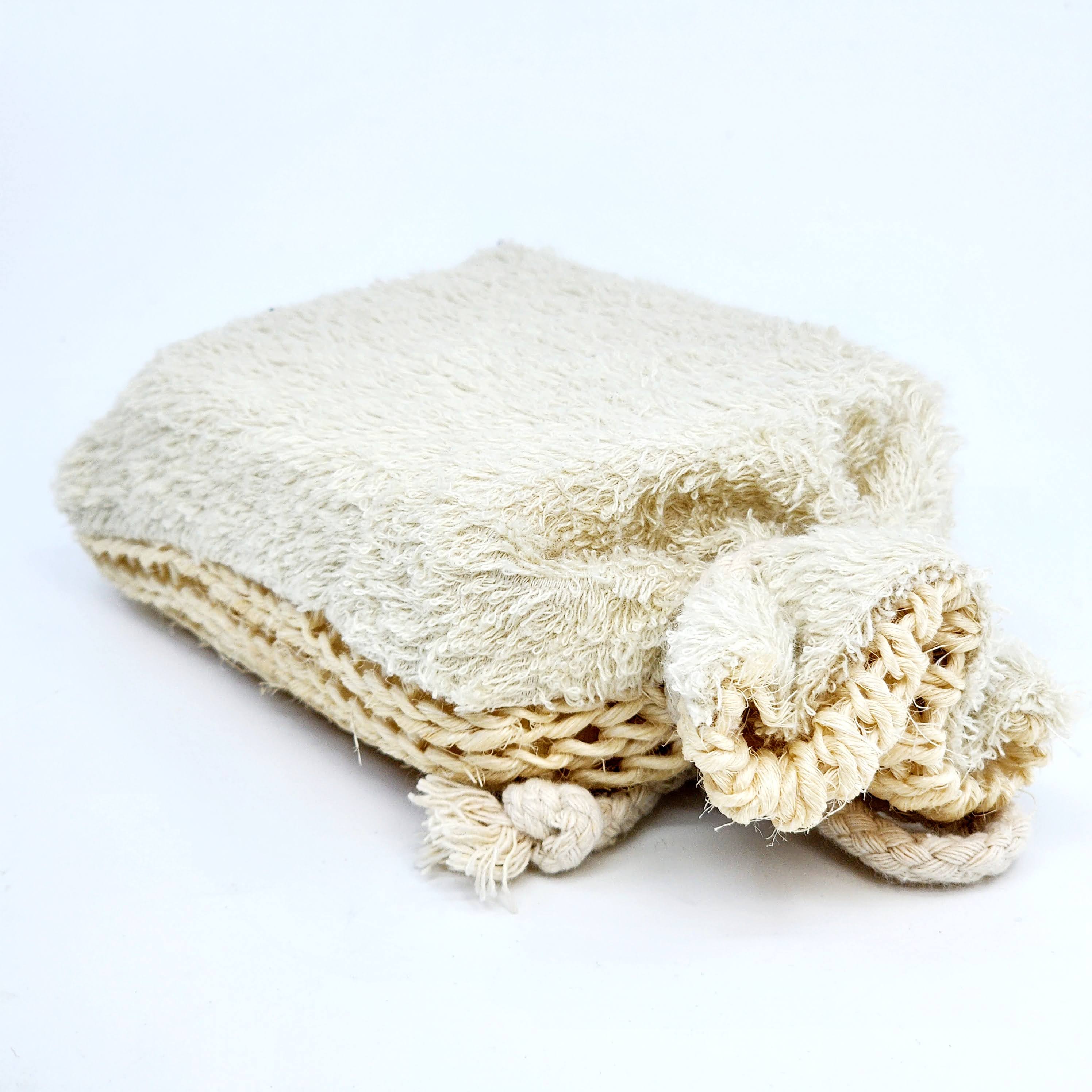 Dual Sisal / Cotton Bath Sponge – The Mockingbird Apothecary & General ...