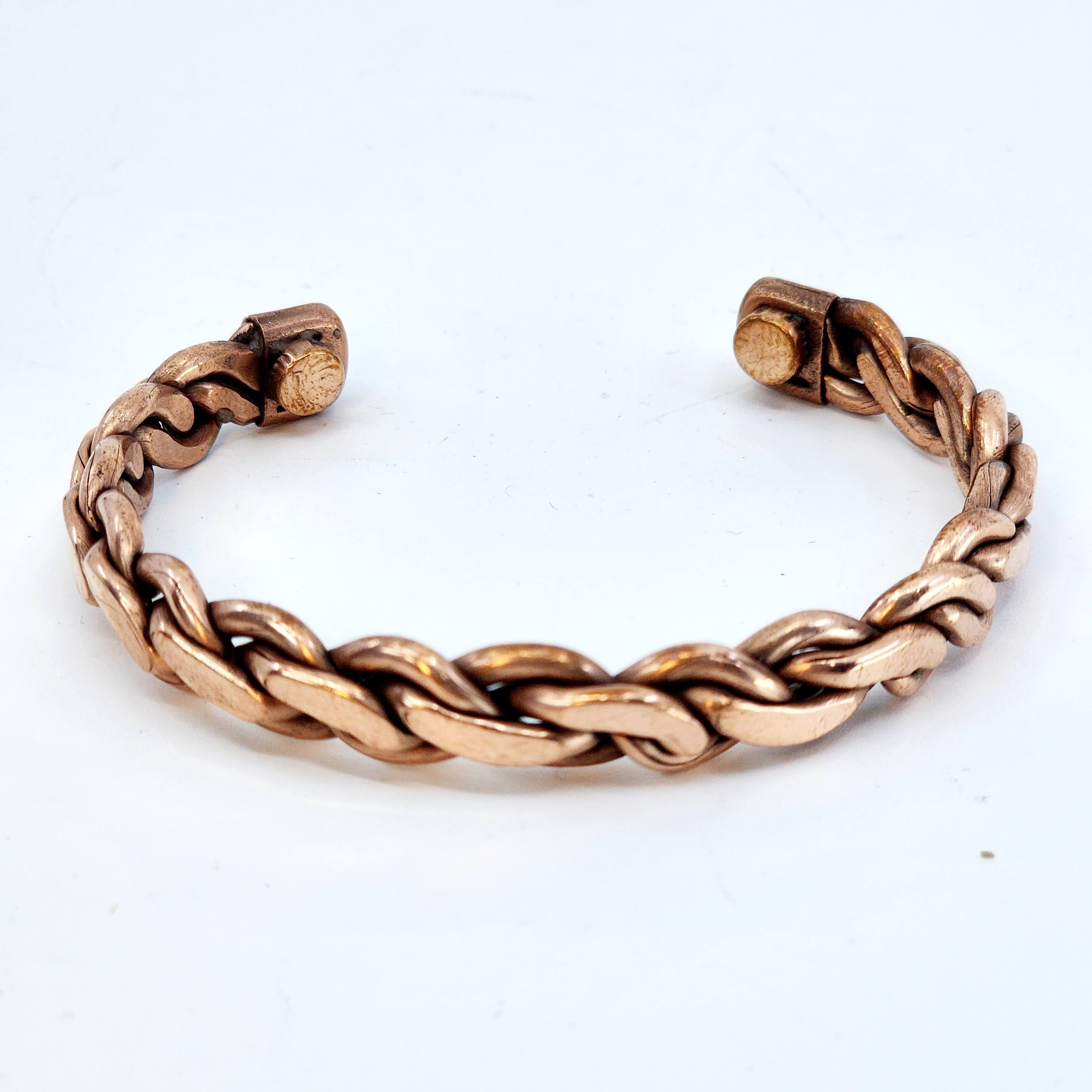 Braided Copper Bracelet