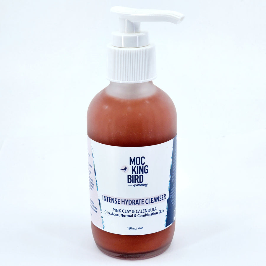 Pink Clay and Calendula Intense Hydrate Cleanser | Mockingbird Apothecary