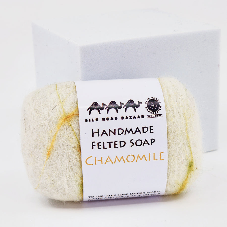 Chamomile Hand Felted Fair Trade Soap