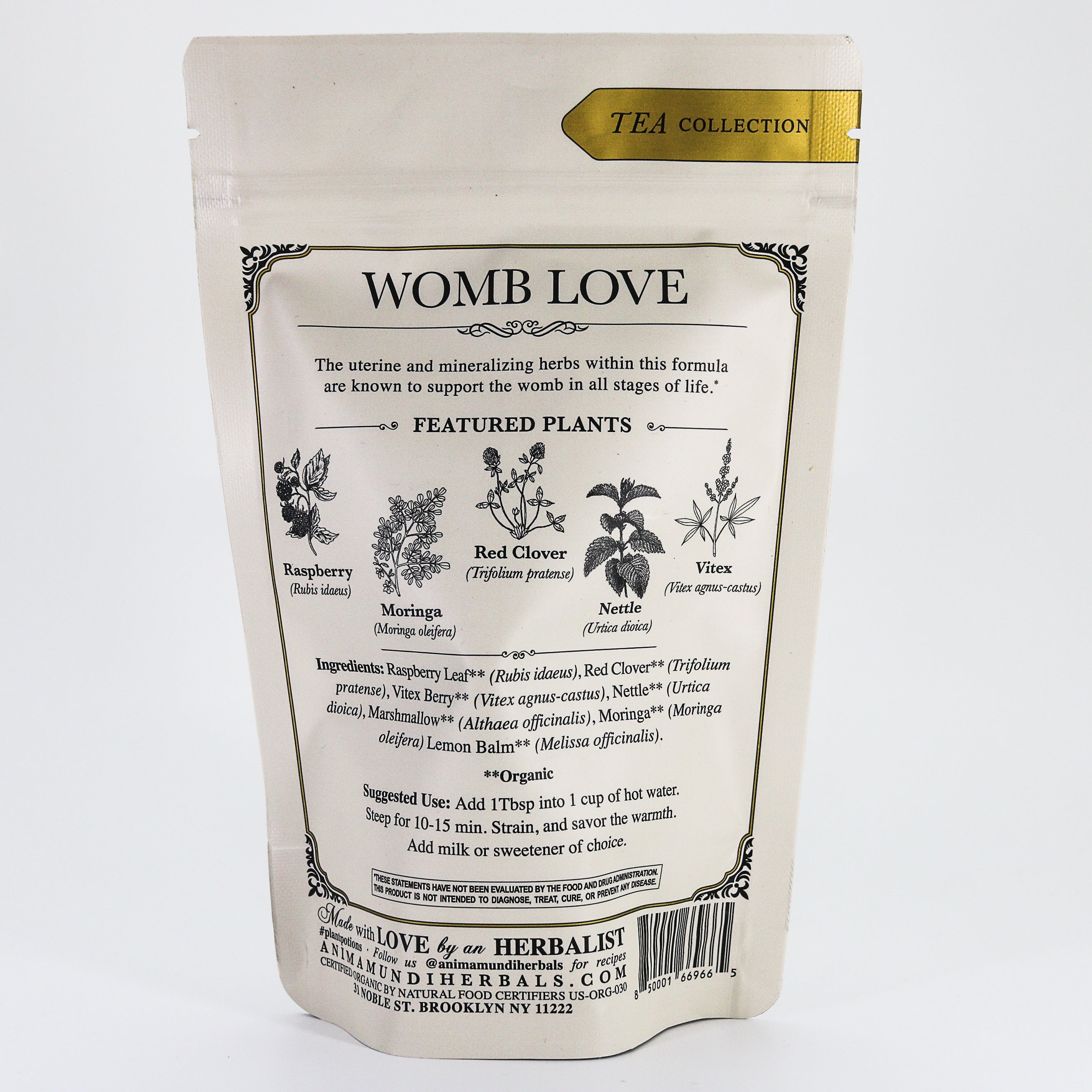 Womb Tea – Herbal Feminine Wellness & Cycle Support Blend