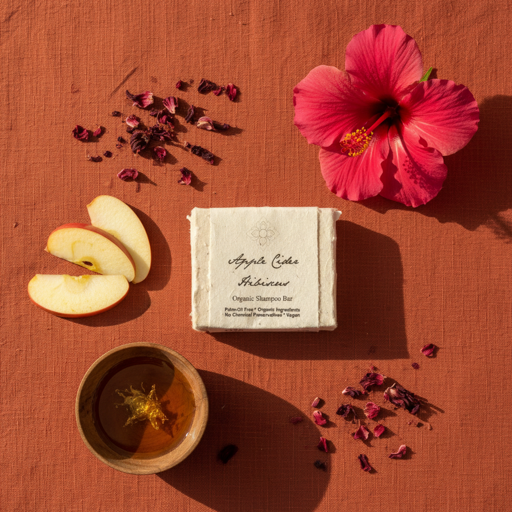 Apple Cider Hibiscus Creative Flat Lay