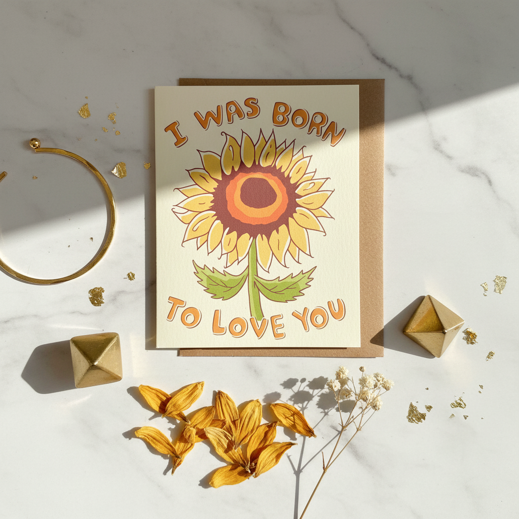 Born To Love You Card - Lifestyle