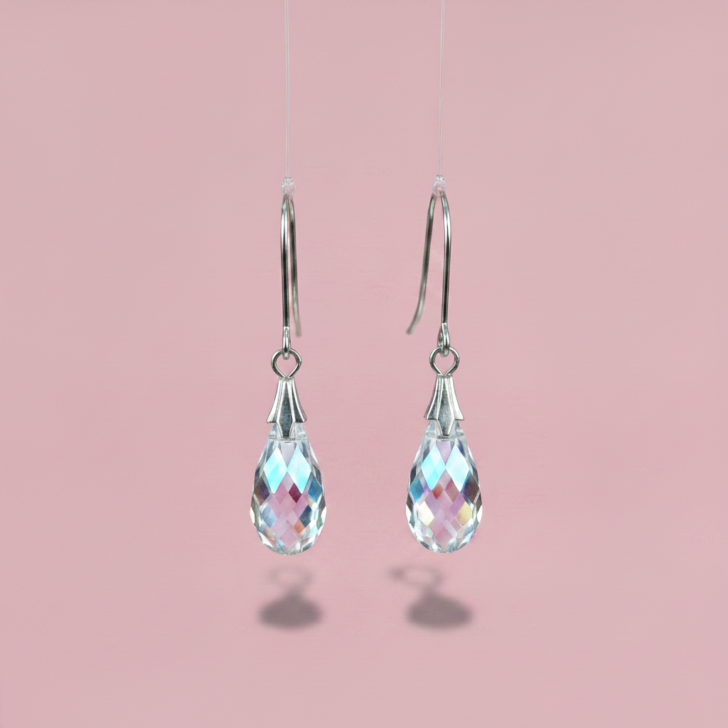 Briolette Drop Studio Visible Wires
