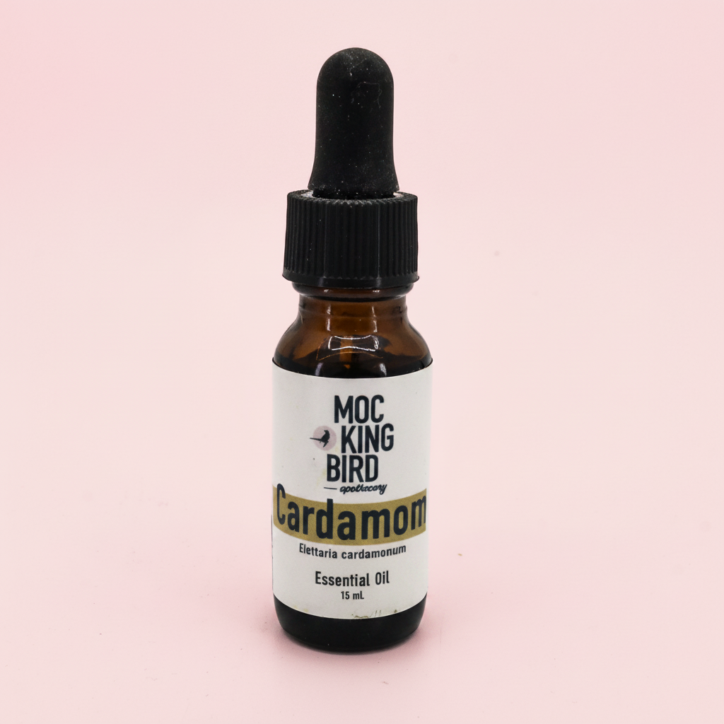 Cardamom Essential Oil – Blush Pink Background