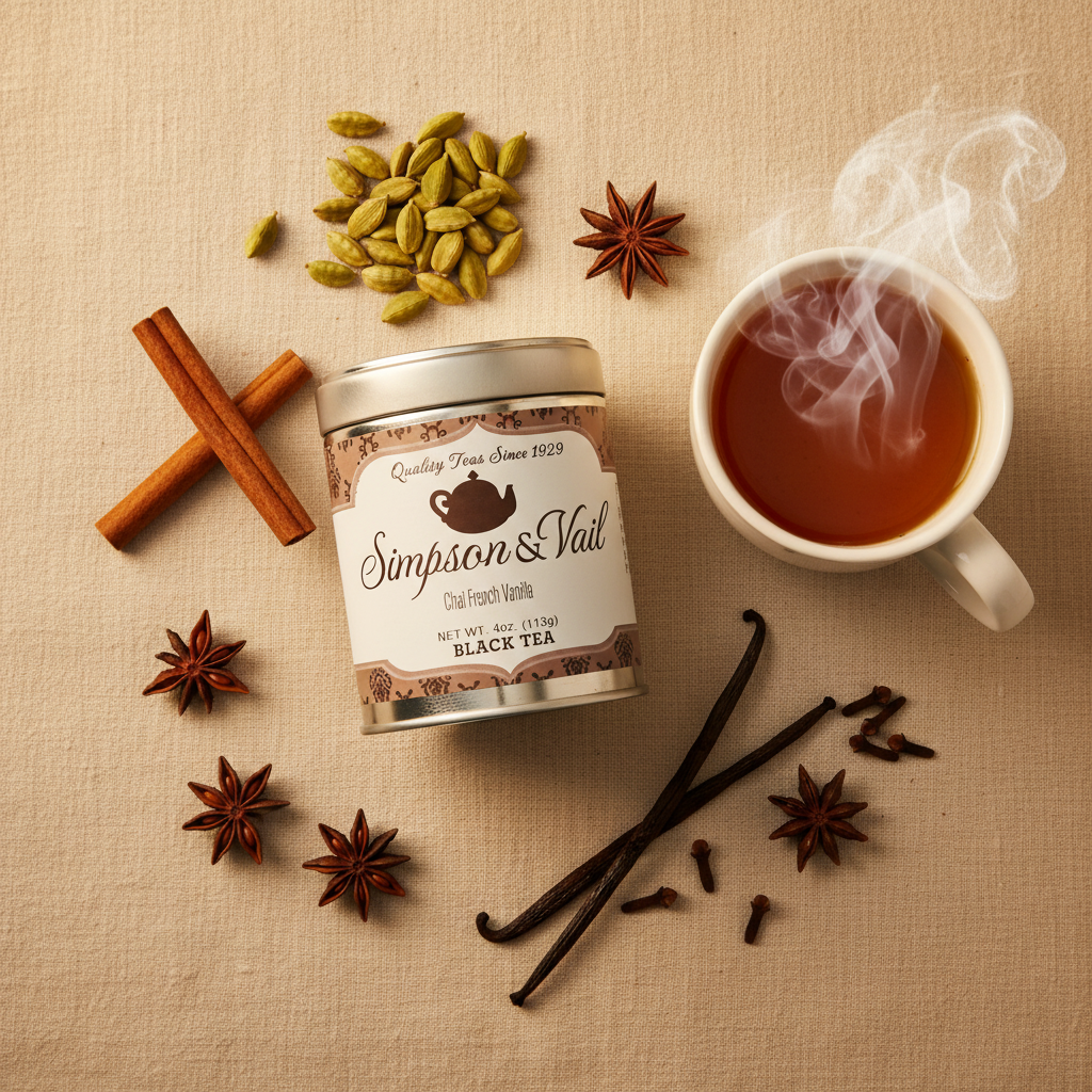 Chai Masala Flat Lay
