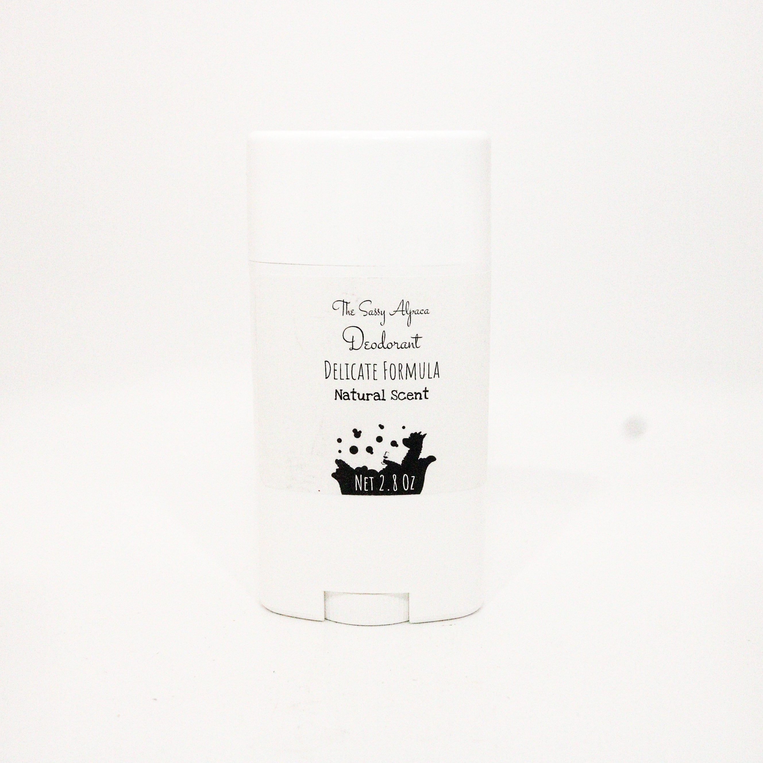 Small white container with black text and design on a white background