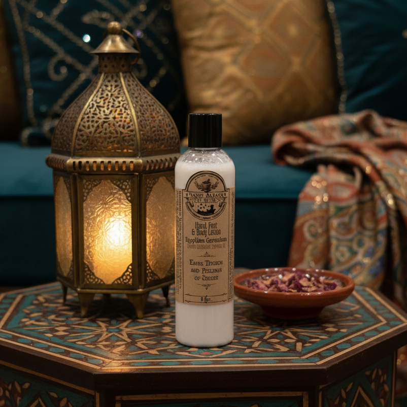 Egyptian Geranium Lotion - Moroccan Bedroom