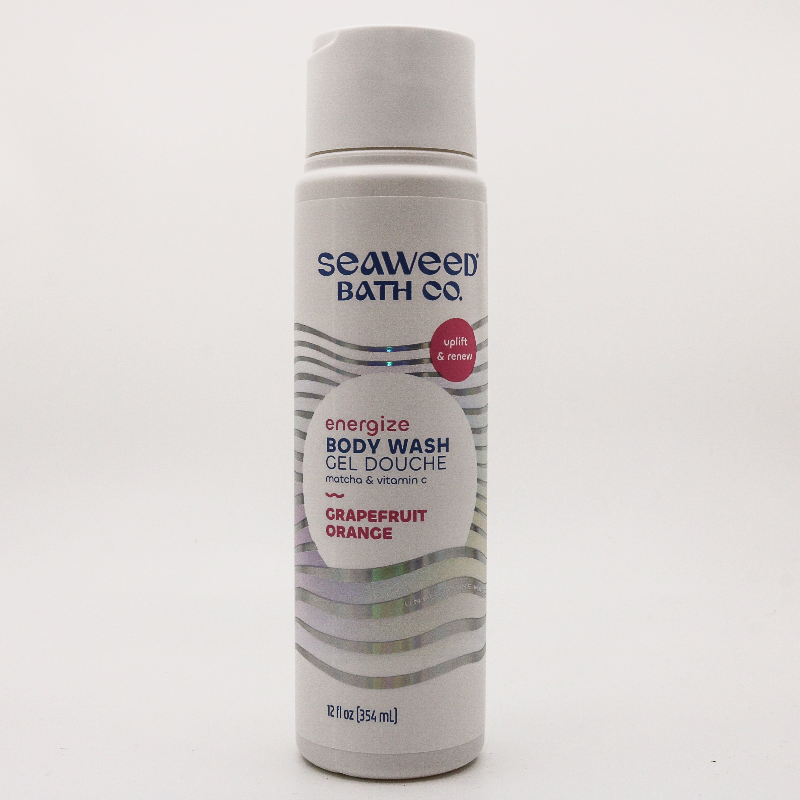 Seaweed Bath Co. body wash bottle on a white background