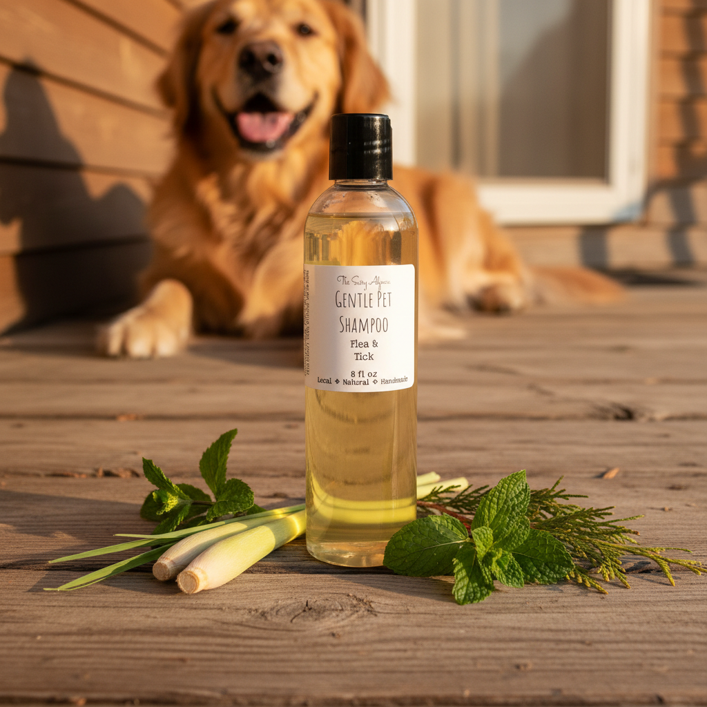 Flea & Tick Pet Shampoo - Lifestyle