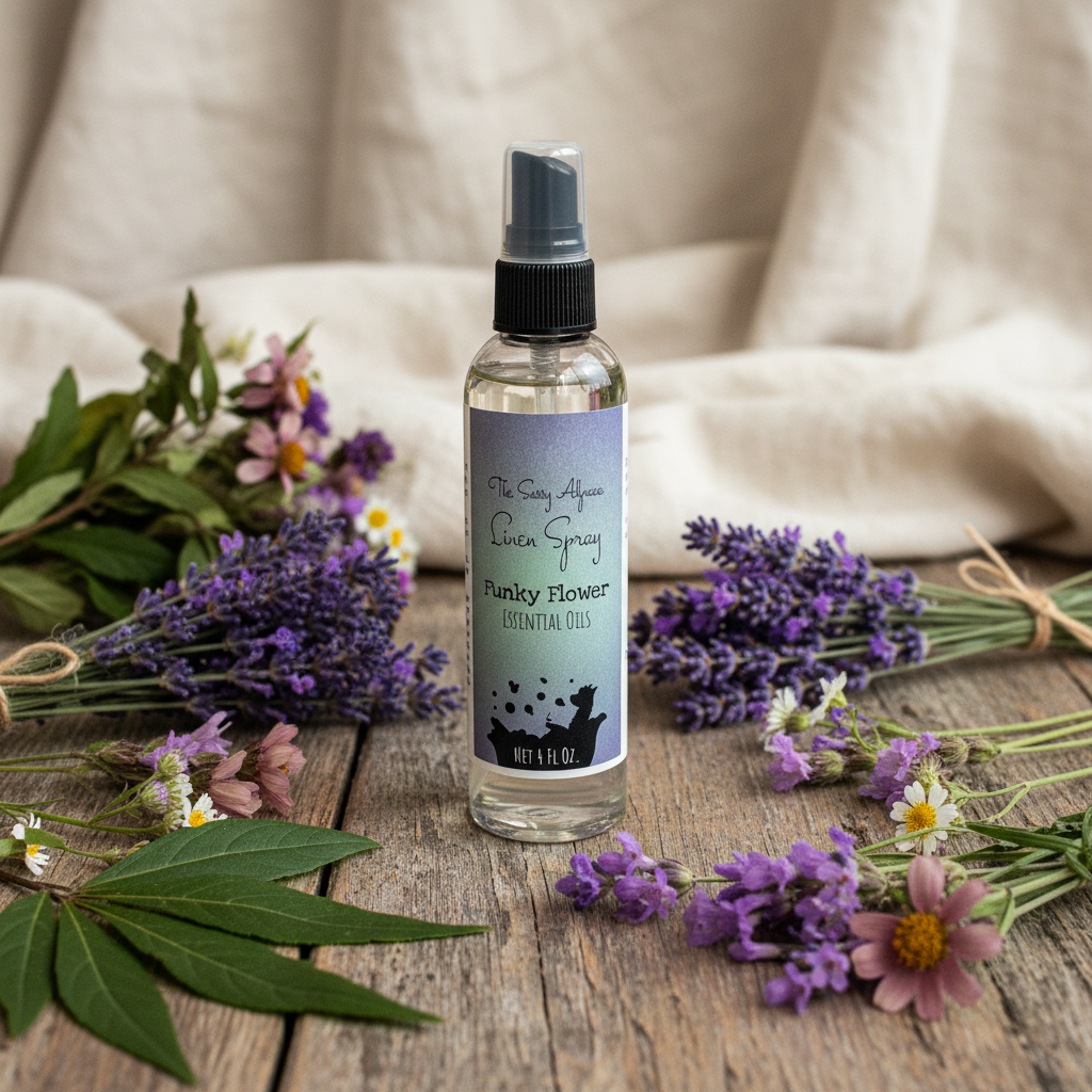 Funky Flower Linen Spray - Lifestyle