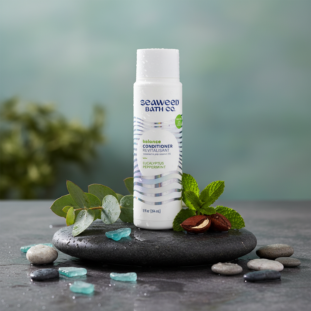 Acondicionador Balance de Eucalipto y Menta con Argán – Hidratación Ligera de Algas Marinas para el Equilibrio del Cuero Cabelludo