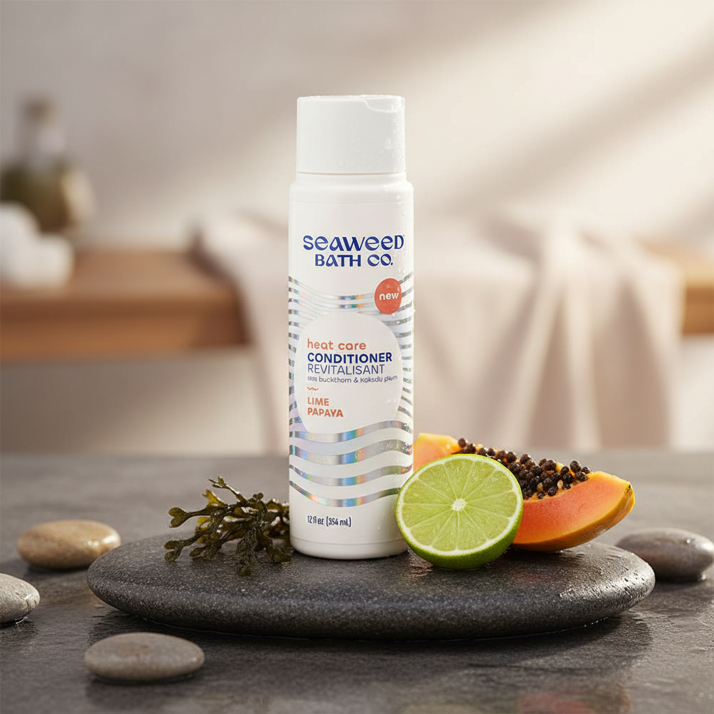 Acondicionador Heat Care Lima Papaya – Soporte de hidratación para cabello peinado con calor