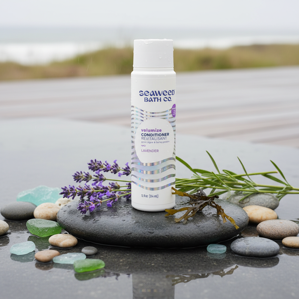 Acondicionador Voluminizador de Lavanda – Hidratación Ligera de Algas Marinas para un Cabello Más Abundante y con Volumen
