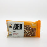 GF Bar peanut butter flavor on a white background