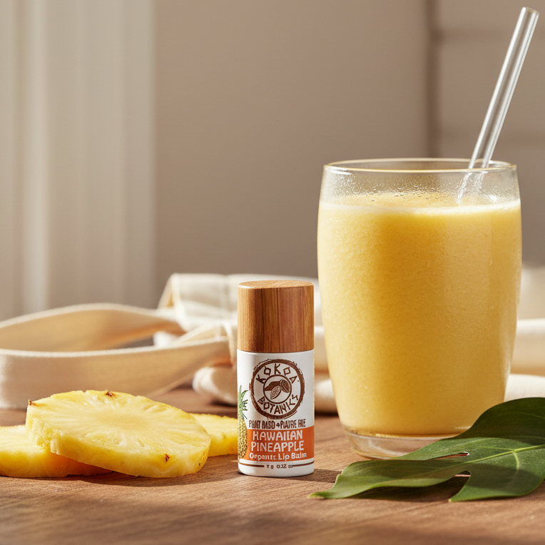 Hawaiian Pineapple - Smoothie Glass Lifestyle