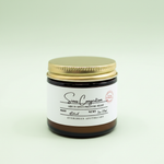 Eucalyptus & Herb Sinus Congestion Salve jar on pale green background