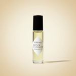 Adia Mist of Paradise Fragrance Oil rollerball on pale warm amber background