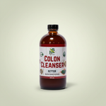 Herb To Body Colon Cleanser Bitter bottle on pale sage green background
