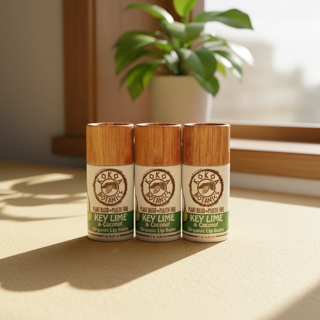 Key Lime Trio - Warm Background & Plant