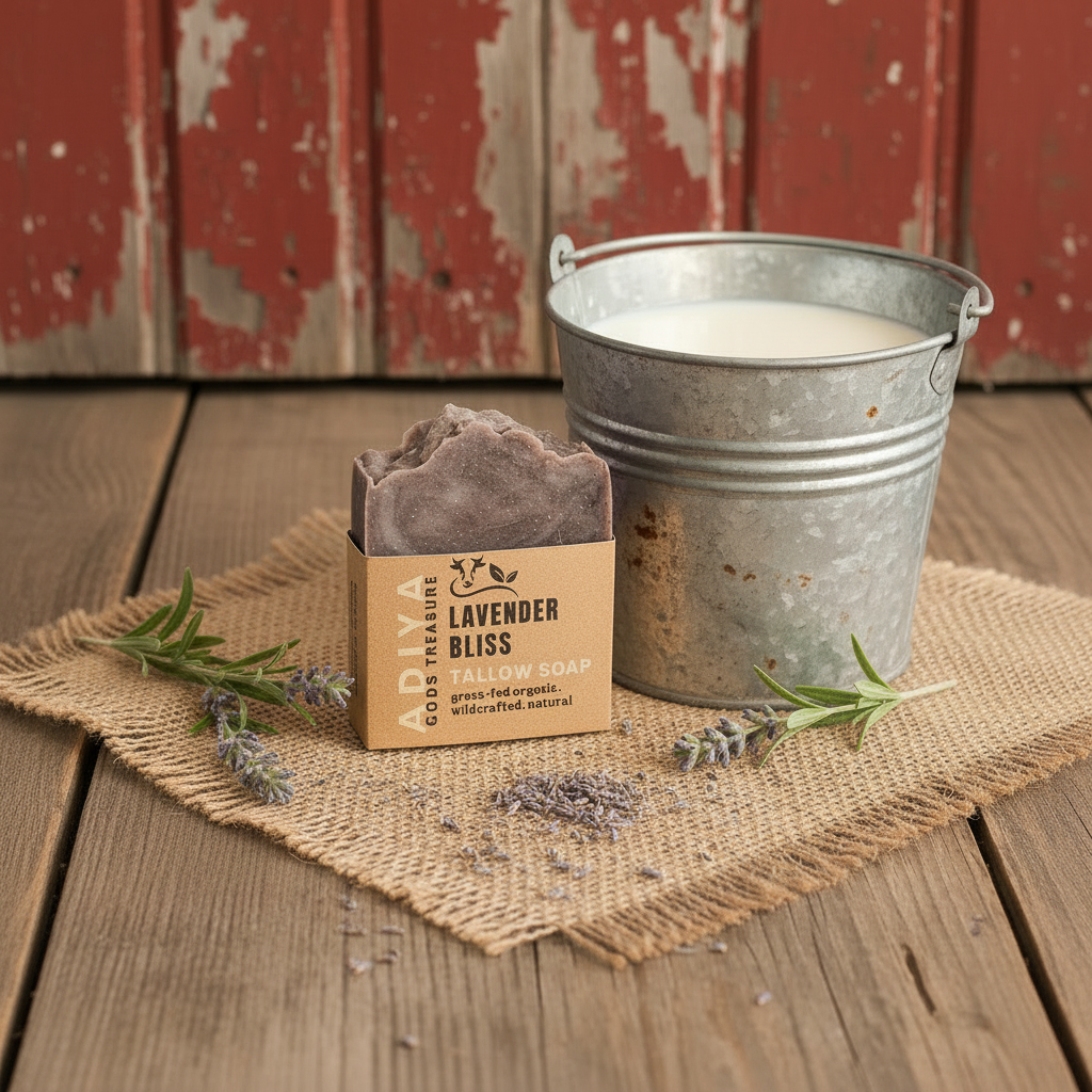 Lavender Bliss Milk Pail Barn Door