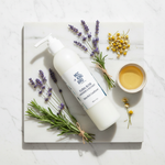 Lavender Rosemary Conditioner Flat Lay