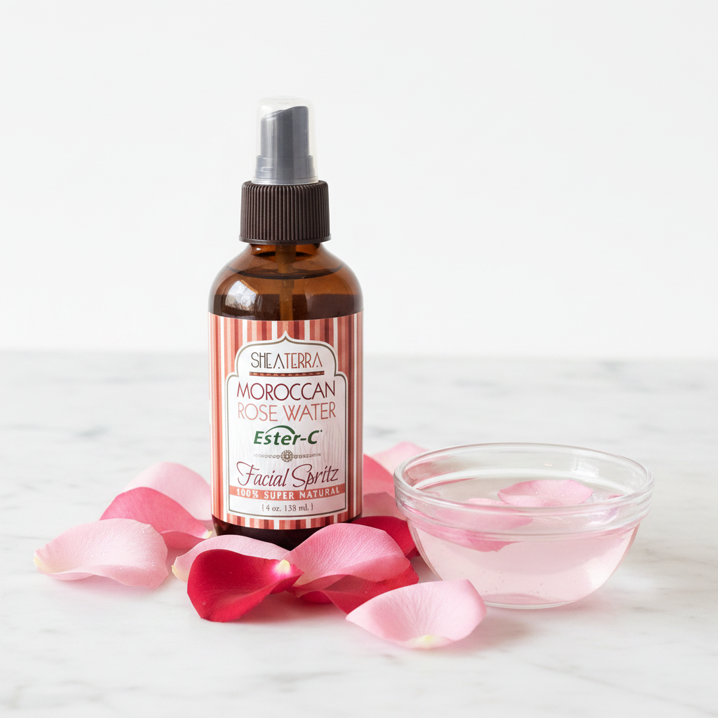Moroccan Rose Water Ester-C Facial Spritz