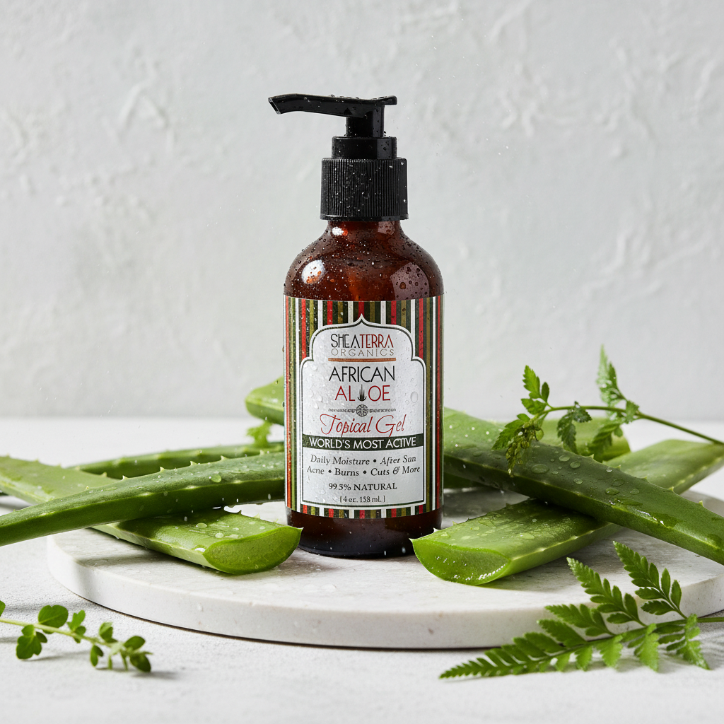 Raw Natural African Aloe Topical Gel Lifestyle