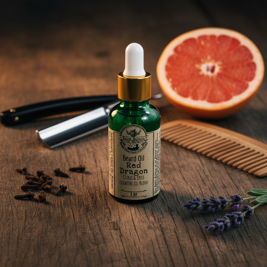 Red Dragon Beard Oil - Lifestyle