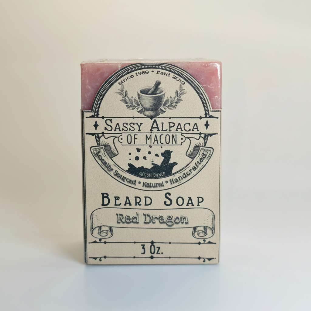 Red Dragon Beard Soap - Hero