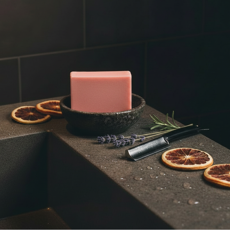 Red Dragon Beard Soap - Lighter Pink
