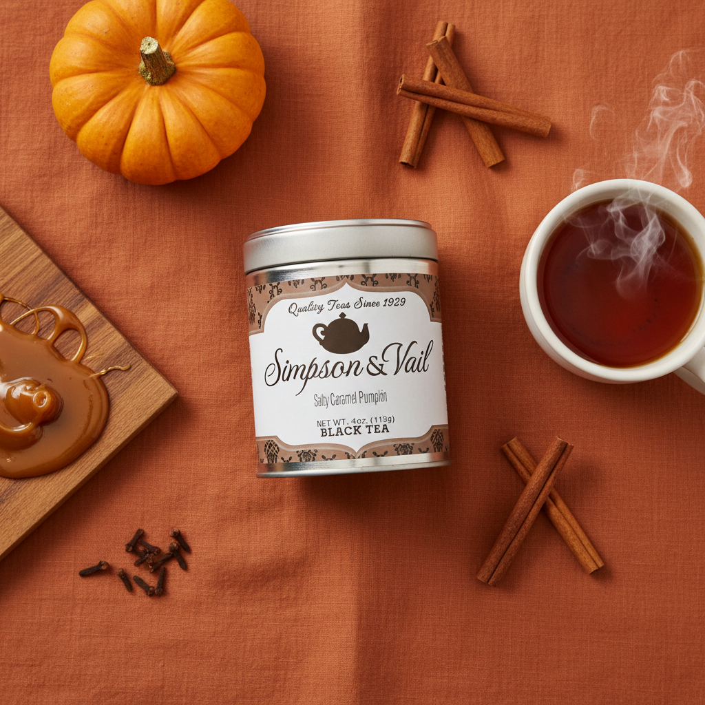 Salty Caramel Pumpkin Flat Lay