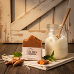 Turmeric Tea Tree Soap Focus