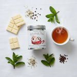 White Choc Peppermint Flat Lay