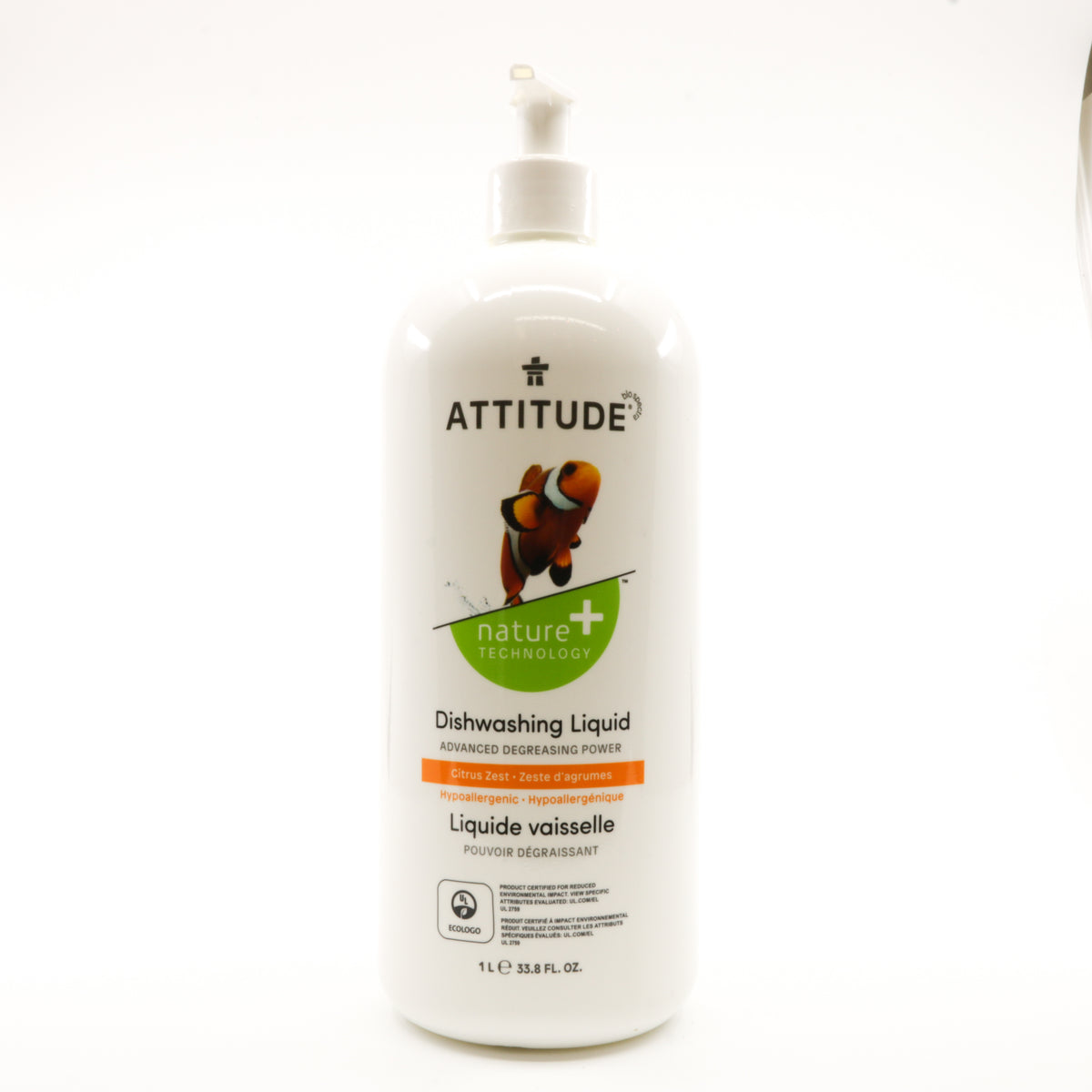 Attitude Dish Soap Citrus Zest 23.7 Oz