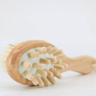 Massage and Plant Bristle Dry Body Brush - The Mockingbird Apothecary & General Store