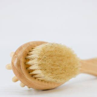 Massage and Plant Bristle Dry Body Brush - The Mockingbird Apothecary & General Store