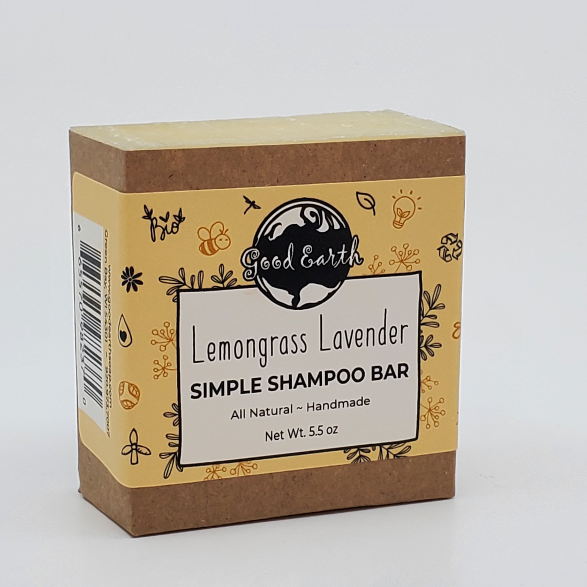 Lemongrass & Lavender Shampoo Bar - The Mockingbird Apothecary & General Store