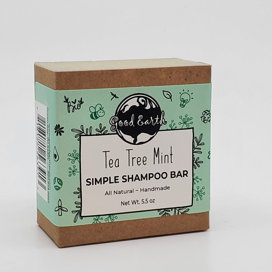 Tea Tree & Mint Shampoo Bar - The Mockingbird Apothecary & General Store