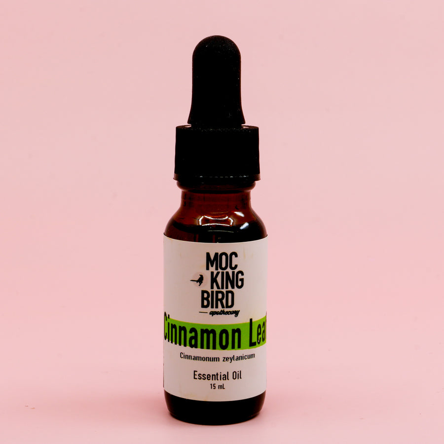 Cinnamon Leaf Essential Oil (Cinnamomum zeylanicum) - The Mockingbird Apothecary & General Store