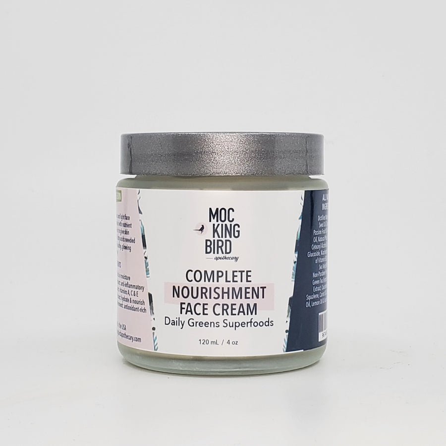 Complete Nourishment Face Cream Daily Greens Superfoods - The Mockingbird Apothecary & General Store